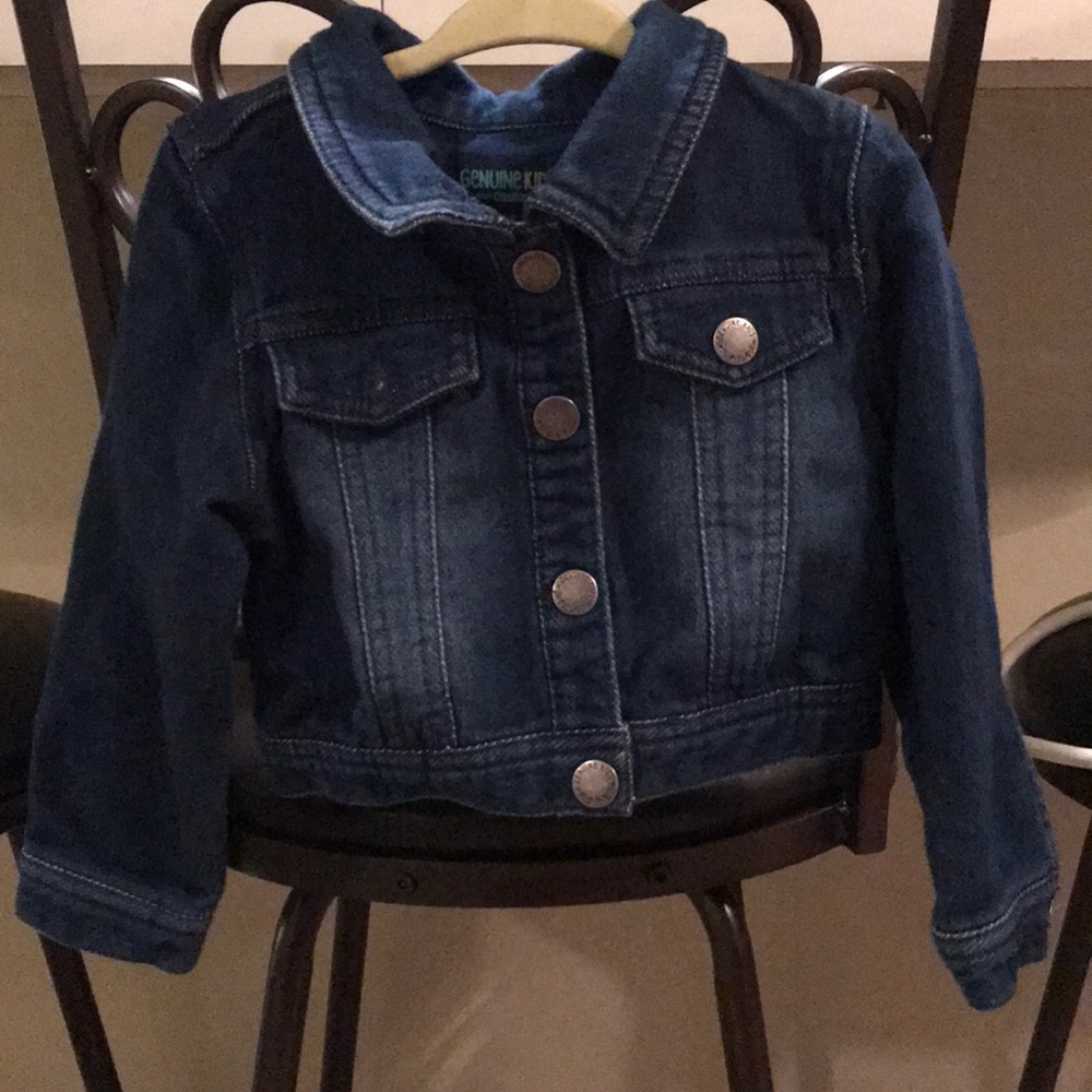 Toddler girl 3T blue jean jacket